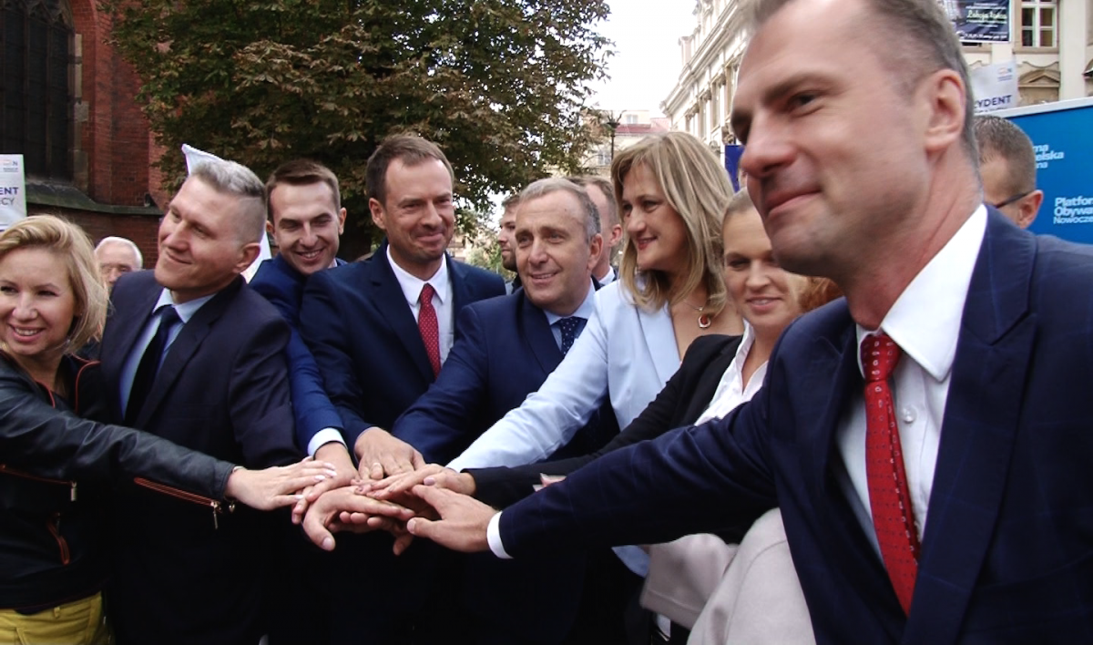 Schetyna w Legnicy z poparciem dla Rabczenki