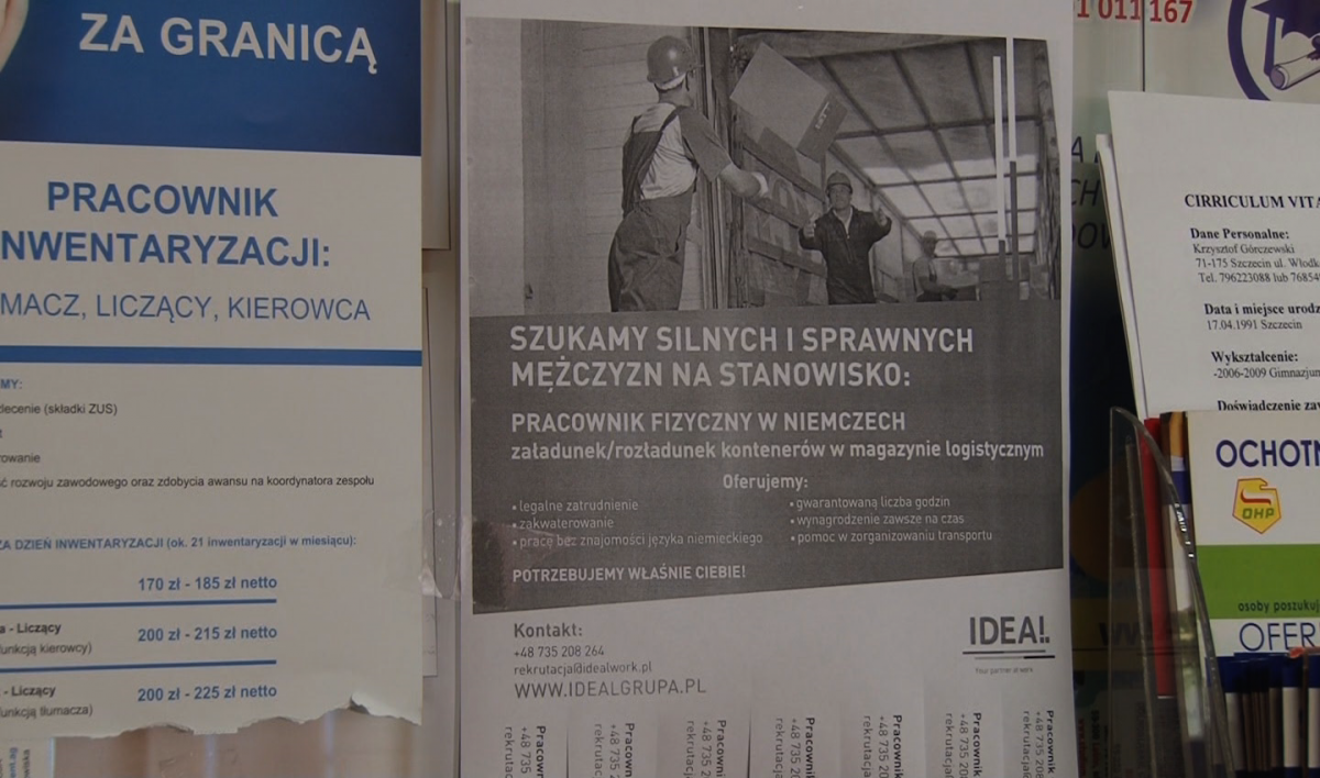  Młodzi do pracy. Płace bardzo dobre.