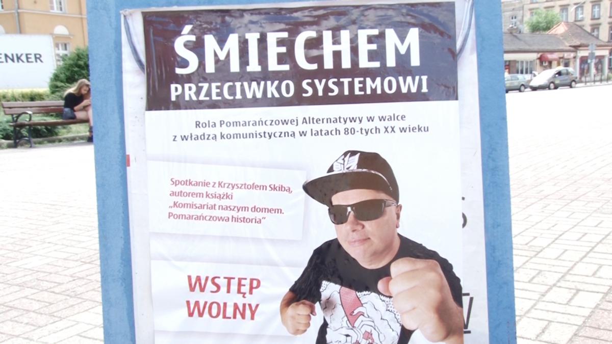 Skiba z Big Cyca na legnickim dworcu 