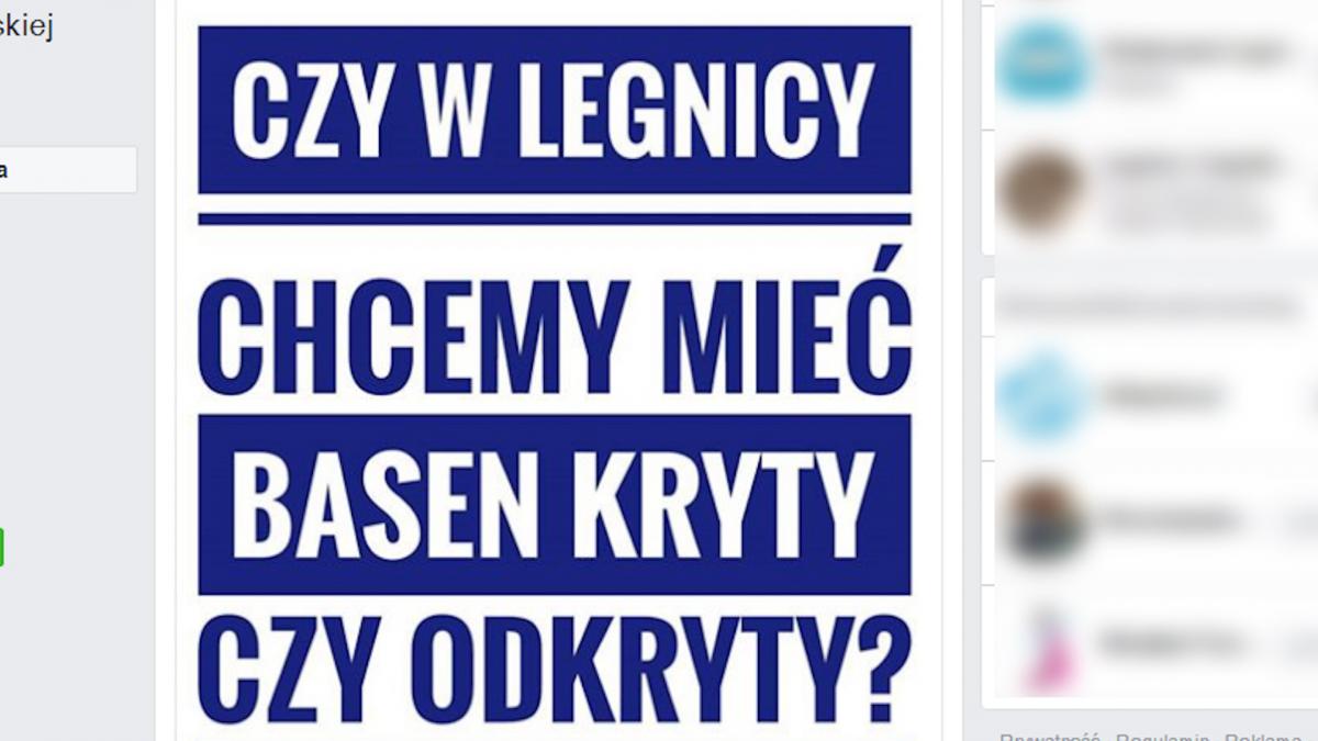 Jakiego basenu chcą legniczanie?