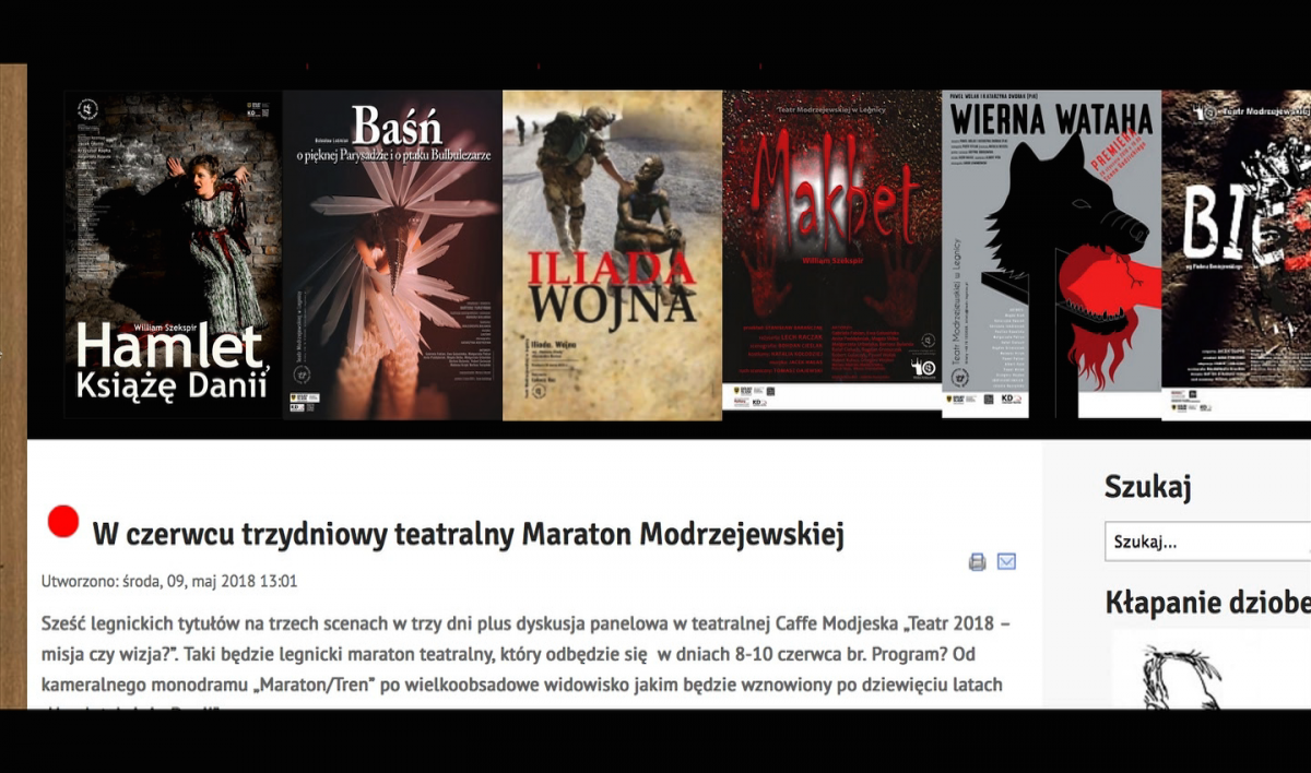 Maraton legnickiego teatru