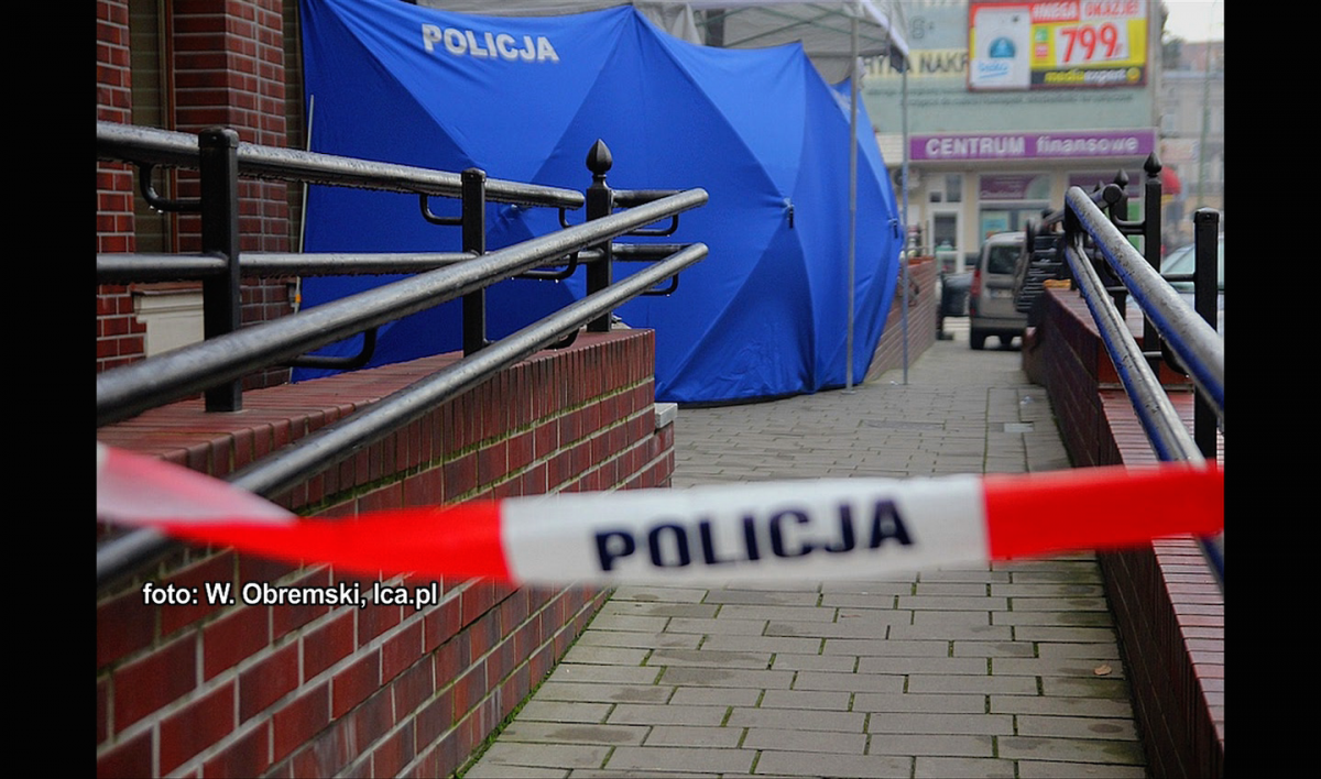 Morderstwo w centrum miasta. Ofiarą przypadkowy przechodzień