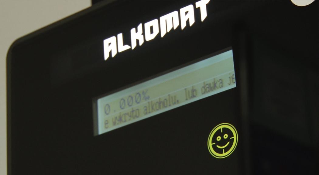 Samoobsługowy alkomat dostępny dla kierowców