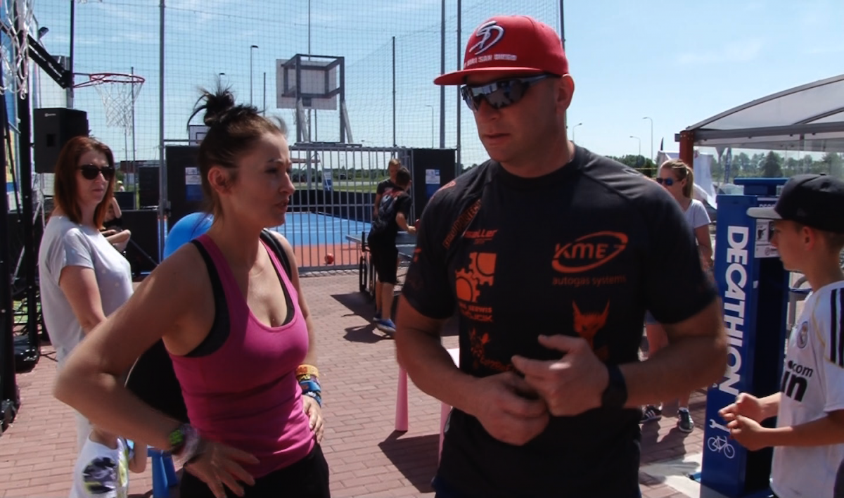 Tyberiusz z Decathlonem zachęcali do ruchu