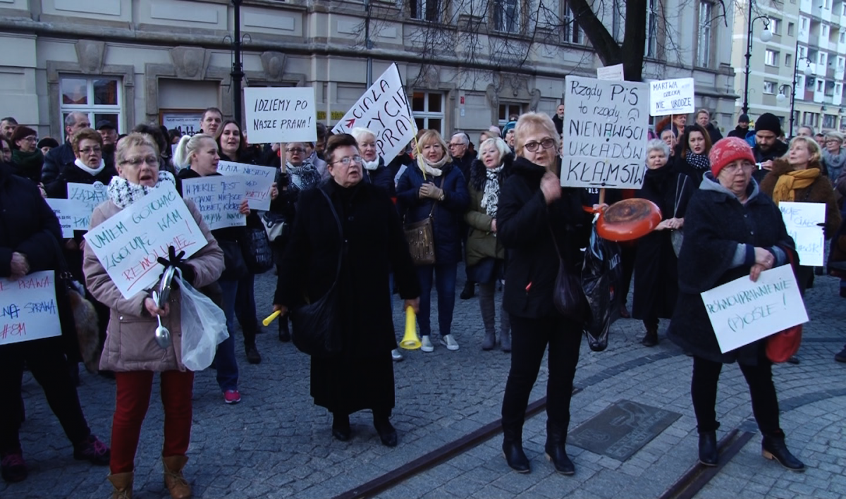 Znów protestowały na legnickim rynku!