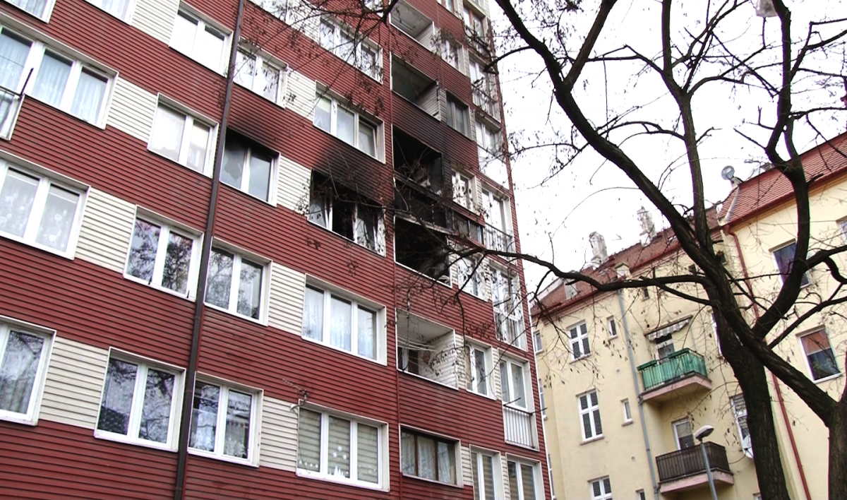 Groźny pożar w święta na Koperniku