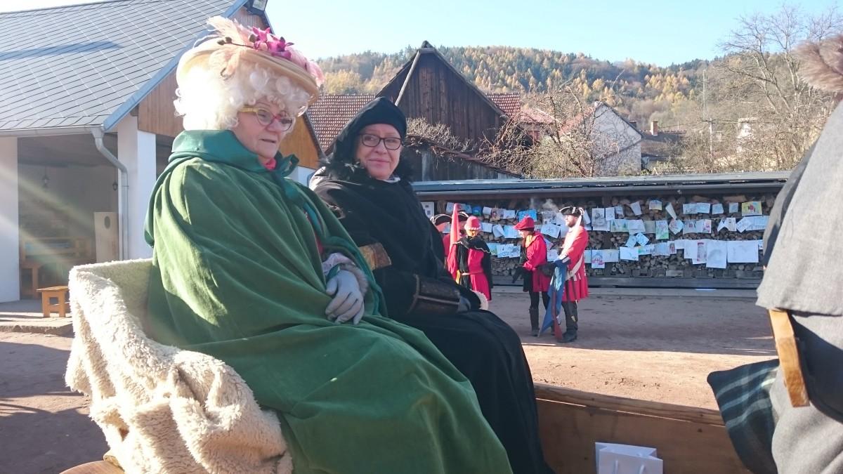 Senior z seniorem i św. Marcinem w Blansku