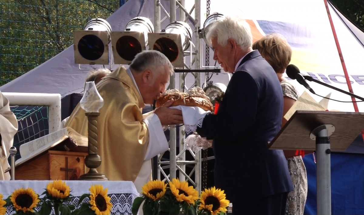 Mieszkańcy gminy Kunice dziękowali za plony