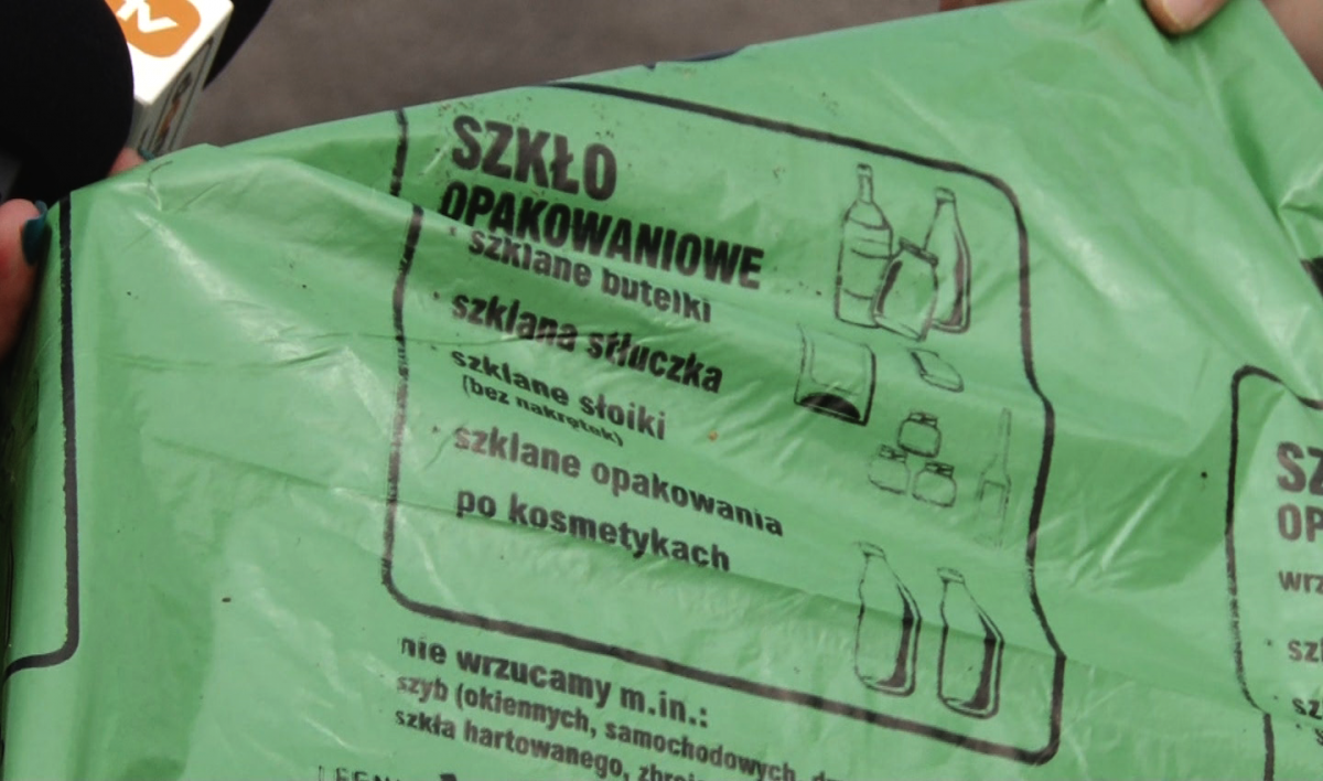 Bezpłatne worki na szkło dla legniczan 