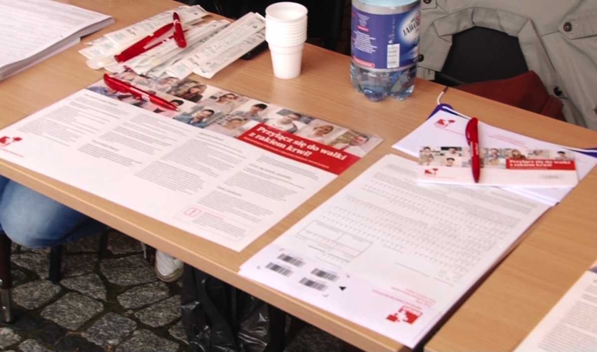 Zostań wolontariuszem, pomóż rejestrować dawców 