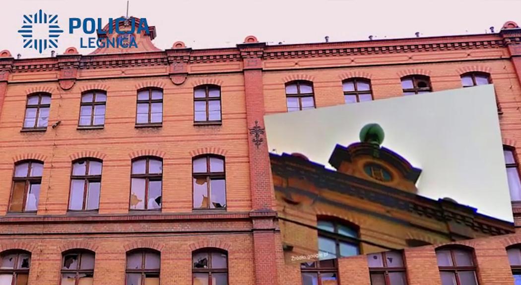 Chciał ukraść miedzianą kulę z dachu