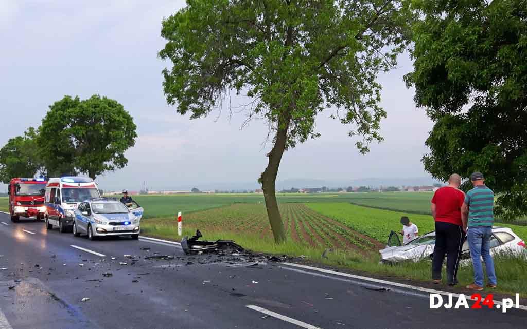 [JAWOR] Poważny wypadek na trasie do Legnicy – foto