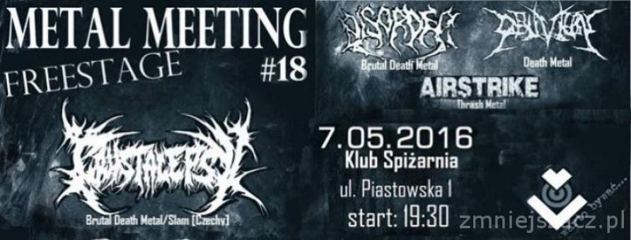 Koncert FREESTAGE- Crystalepsy(Cz) / Disorder / Oblivion / Airstrike