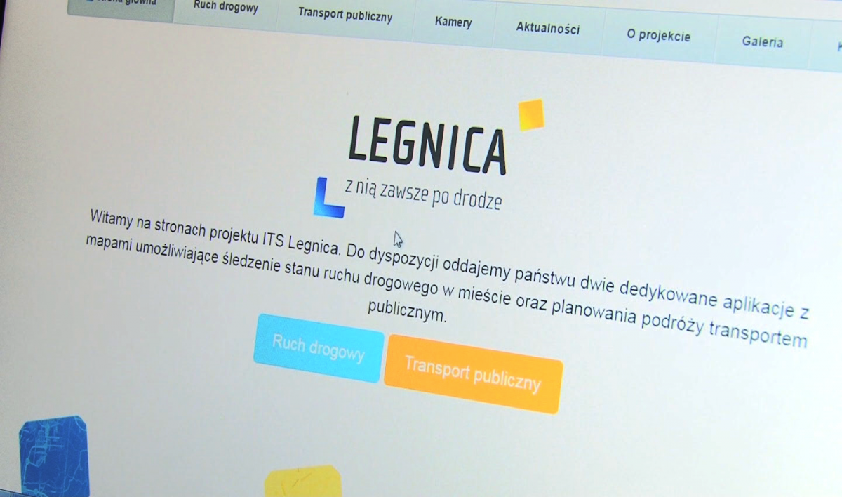 Legnicki ruch drogowy w internecie 