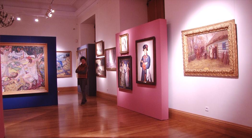 Wystawa ludowego malarstwa w Muzeum Miedzi