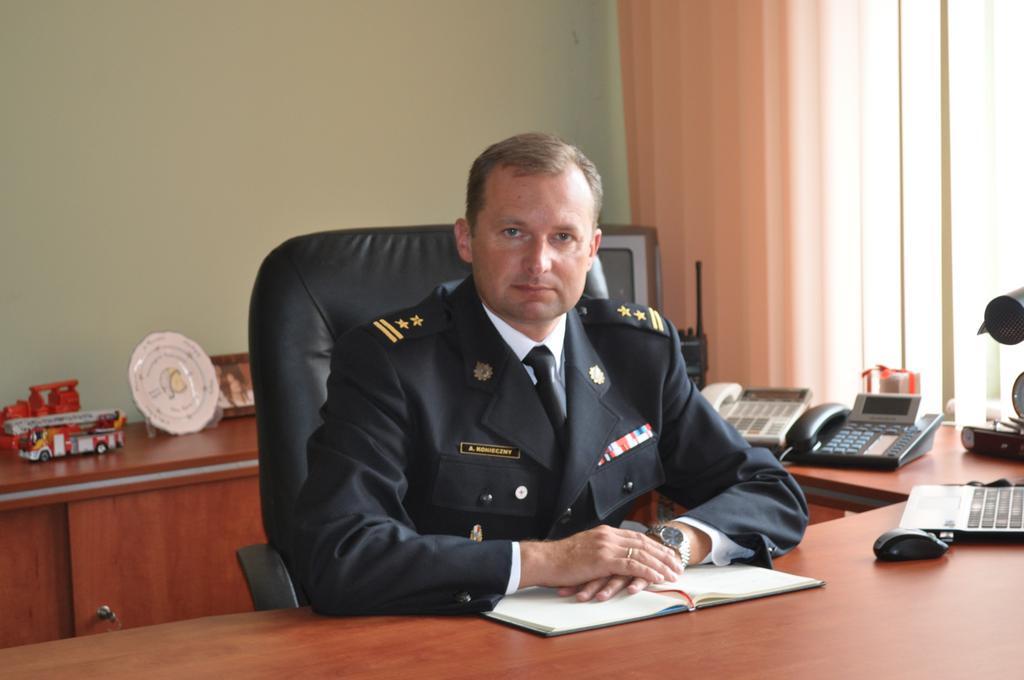 Adam Konieczny Komendantem Wojewódzkim Straży Pożarnej