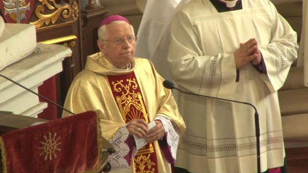 Pożegnianie Biskupa z samorządowcami