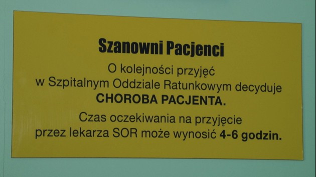 Krótsze kolejki w szpitalnym oddziale ratunkowym