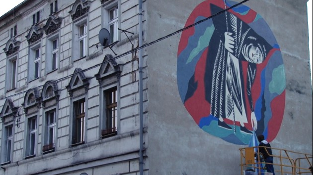 Nowy mural na Zakaczawiu 