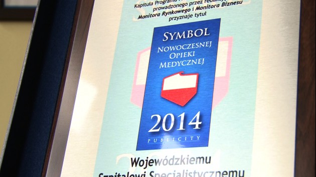Legnicki szpital nagrodzony