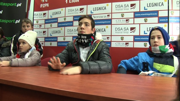 Mali kibice na stadionie