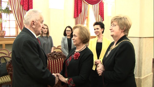 Medal za 50 lat małżeństwa w Walentynki 