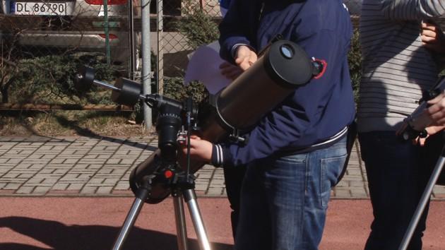 Pasjonaci astronomii z V LO