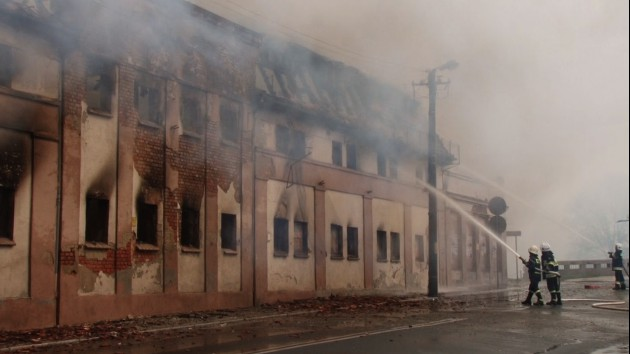Groźny pożar przy Kartuskiej