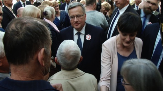 Komorowski ładował akumulatory w Legnicy 