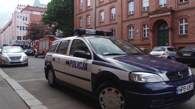 Alarm bombowy w sądzie
