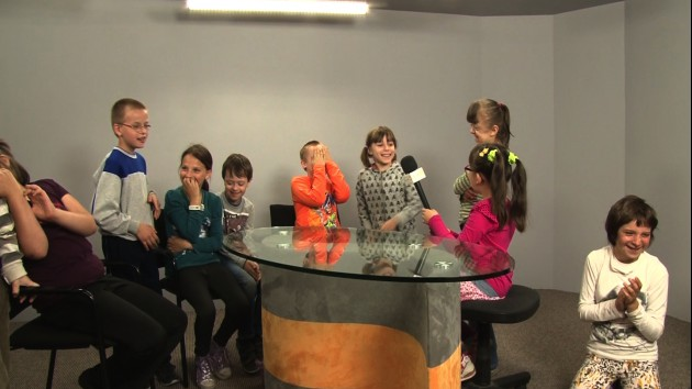 Uczniowie gośćmi naszej telewizji 