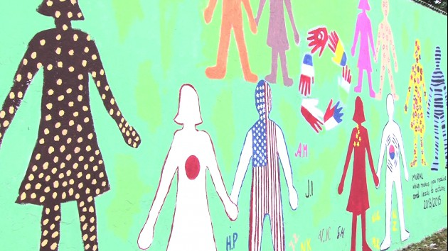 Uczniowie z Radosnej namalowali mural 