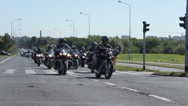 Motocyklowy zlot w Lubinie 