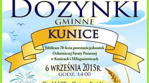 Dożynki gminne w Kunicach. Będzie się działo!