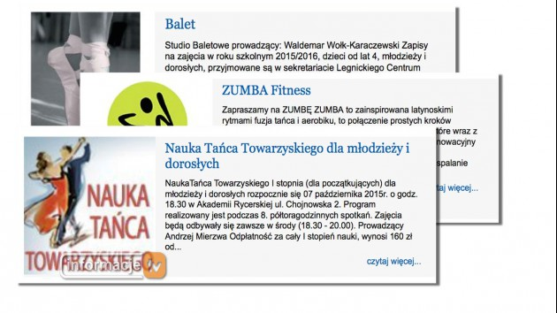 LCK zaprasza na swoje zajęcia