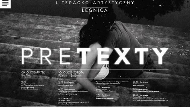 "Pretexty" - Festiwal literacko- artystyczny w Legnicy