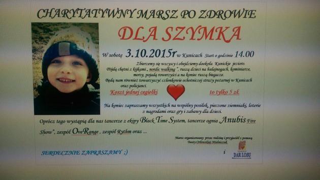 Charytatywny Marsz po Zdrowie dla Szymka