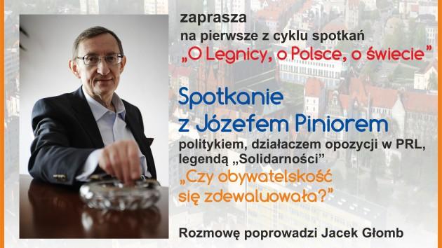  "Czy obywatelskość  się zdewaluowała?" Spotkanie z Piniorem