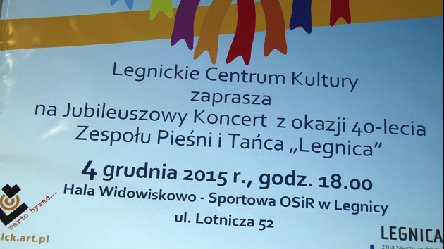 W grudniu jubileusz 40–lecia Zespołu Pieśni i Tańca Legnica