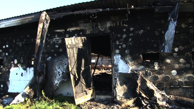 Pożar kurnika w Lisowicach
