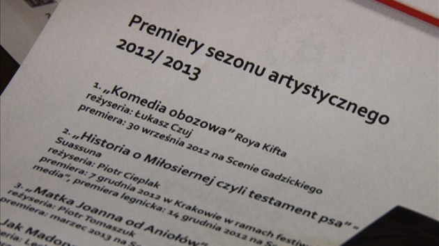 Propozycje Teatru na nowy sezon artystyczny