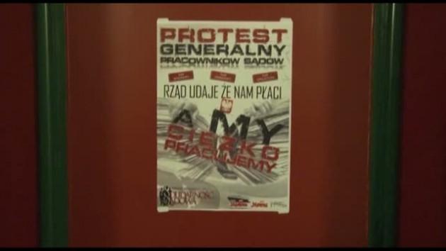 Protest legnickich pracowników sądownictwa