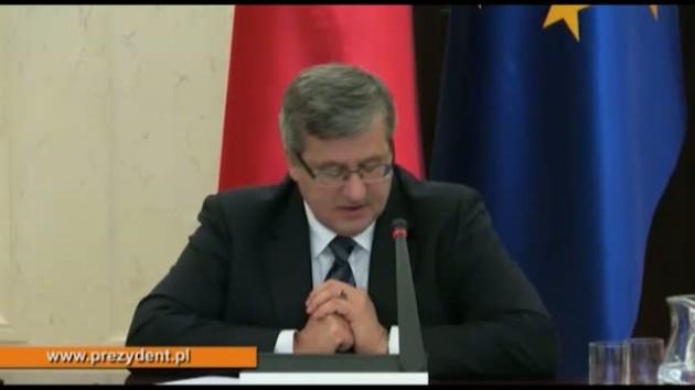 Głomb u Komorowskiego 