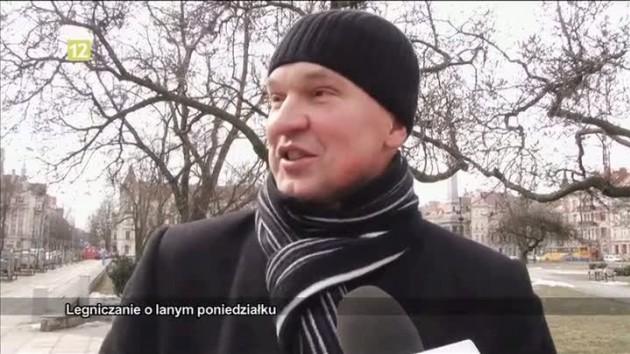 Legniczanie o lanym poniedziałku