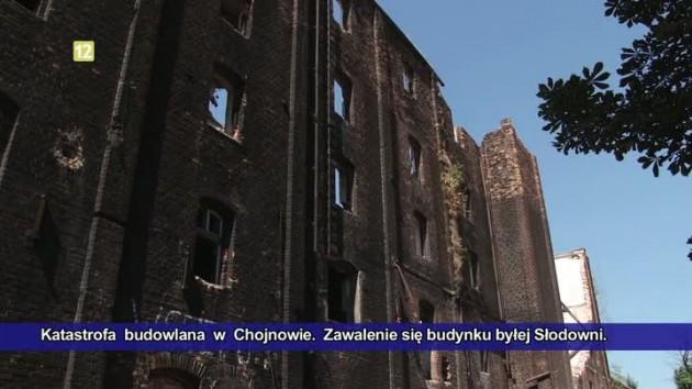 Tragedia w Chojnowie. Runął budynek dawnej słodowni 