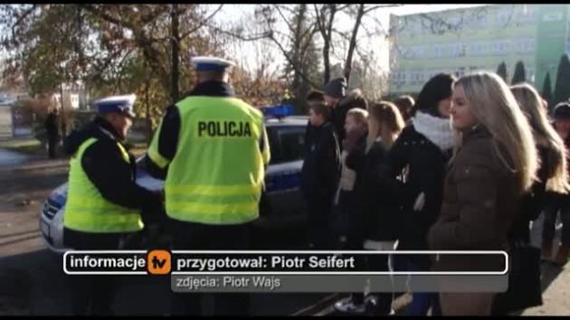 Wspólna akacja uczniów i policjantów 