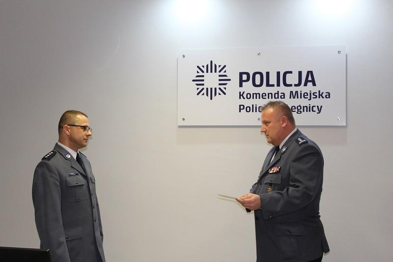Komendant legnickiej policji od środy ma nowego zastępcę