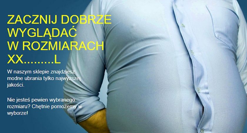 Odzież męska w dużych rozmiarach
