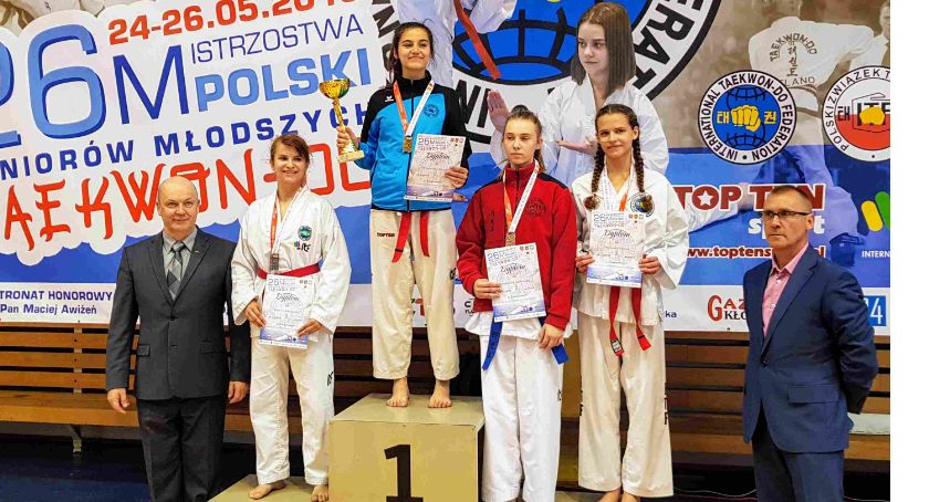Klaudia Wiśniewska z LKT Legnica mistrzynią Polski w taekwondo