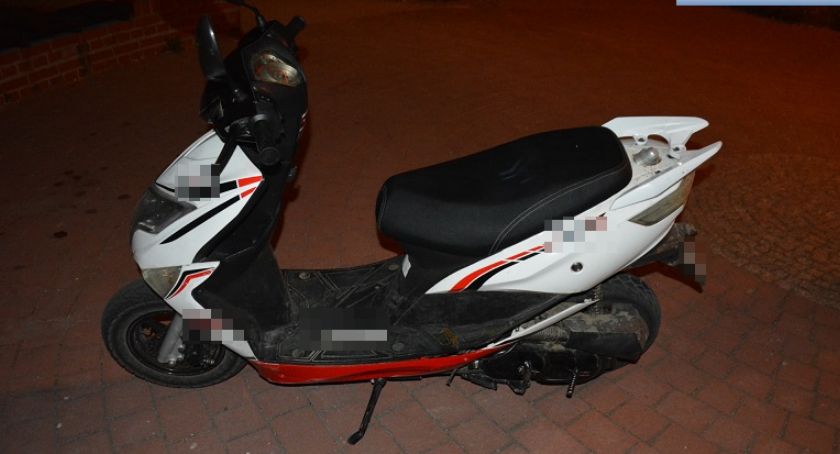Pijany jechał kradzionym motorowerem przez os. Kopernika